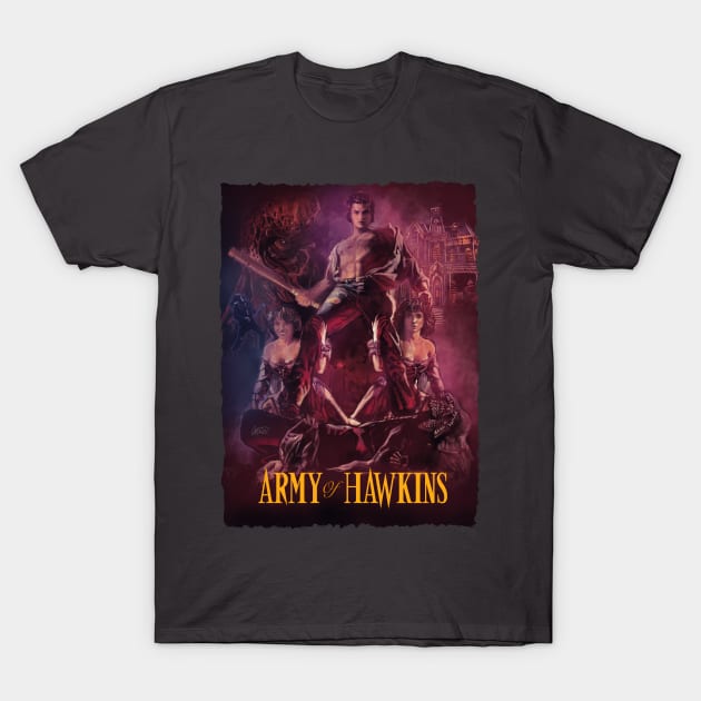 Hero of Hawkins T-Shirt by Elizachadwickart 